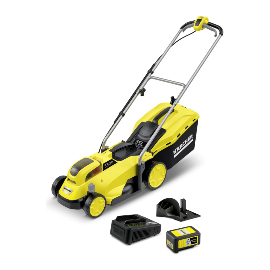 Kärcher LMO 18-33 Battery - Battery Lawn Mower Manual