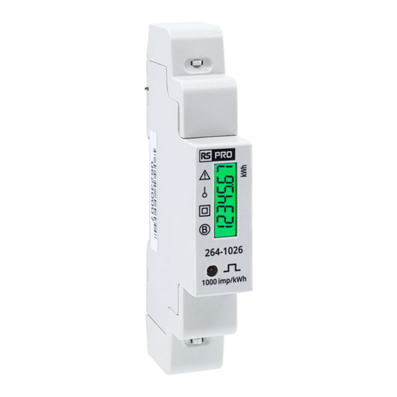 RS PRO 264-1026 Quick Start Manual
