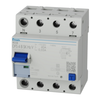 Doepke DFS 4 B SK Hz400 Series User Information