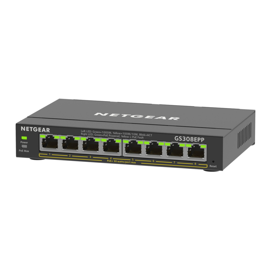 NETGEAR GS308EP, GS308EPP Manual