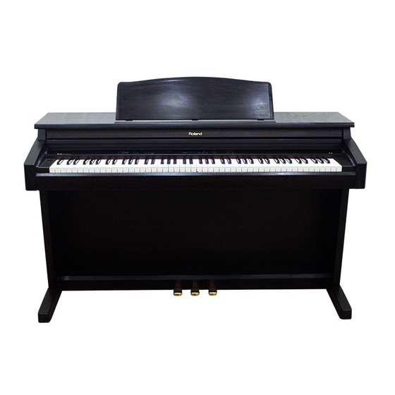 Roland HP-335 Service Notes