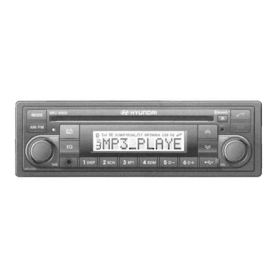 Hyundai MP3-05A Instruction Manual
