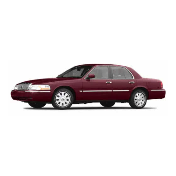 Ford Mercury User Manual