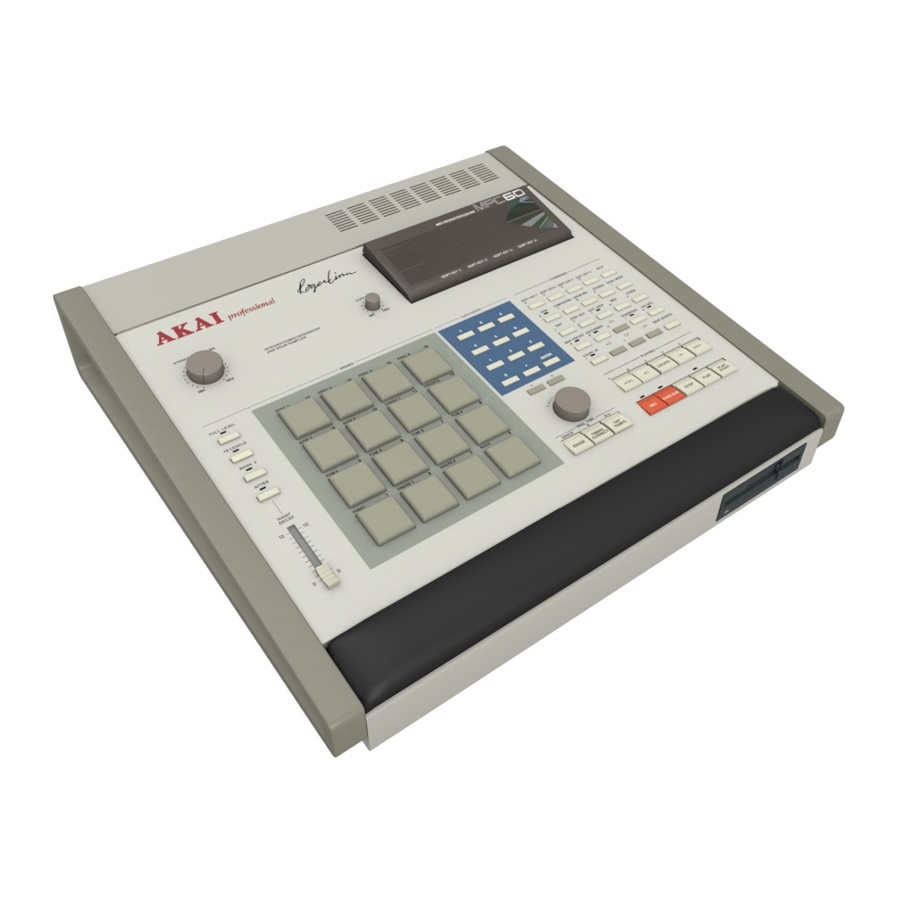 Akai MPC 60 Service Manual
