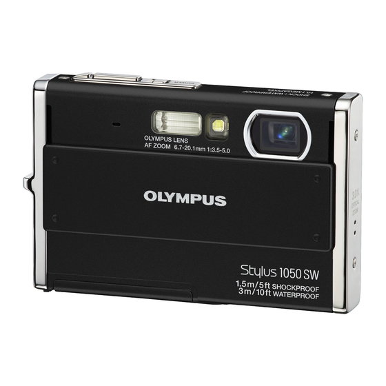 Olympus Stylus 1050 SW Instruction Manual
