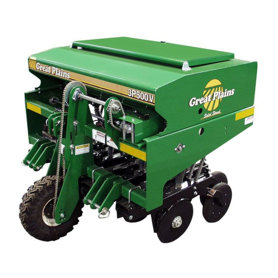 GREAT PLAINS 3P500 Operator's Manual