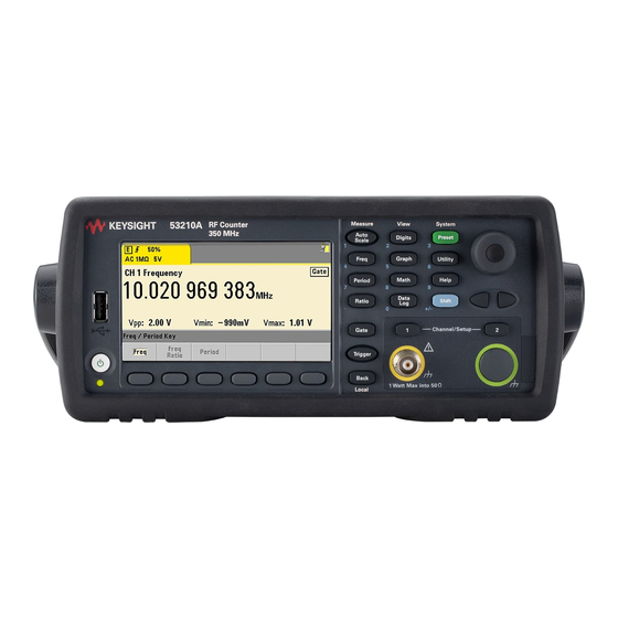 Keysight Technologies 53210A Service Manual