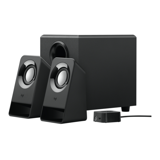 Logitech Z213 Setup Manual