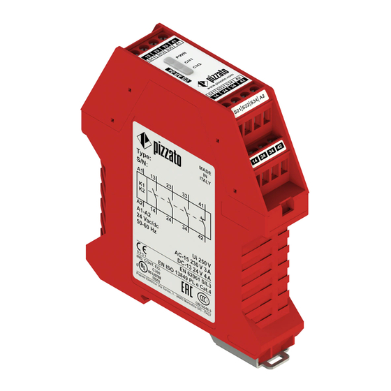 pizzato CS AR-04 Series Operating Instructions Manual