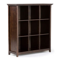 Simpli Home WyndenHall brooklyn+max AXCRACA21-BRU Manual