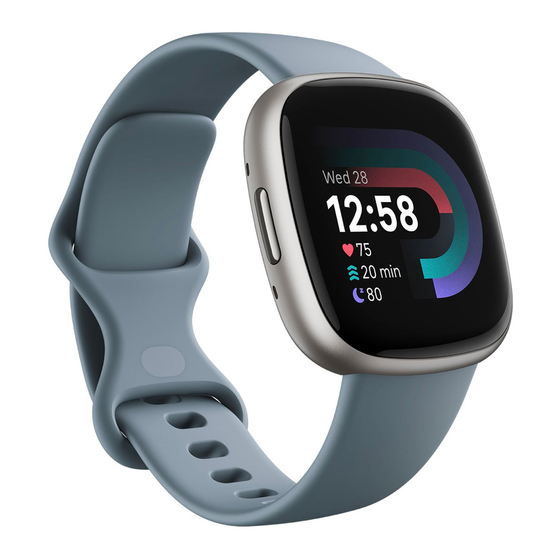 FITBIT ZIP VERSA 4 USER MANUAL Pdf Download | ManualsLib