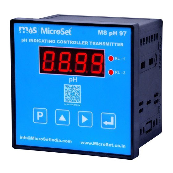 MicroSet MS pH 97 Instruction Manual