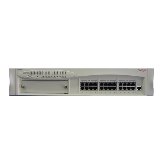 Avaya P333T-PWR Quick Start Manual