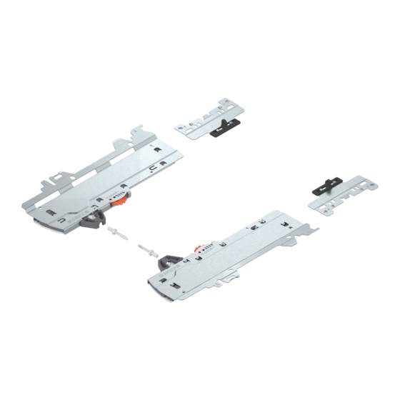 BLUM Tip-On Blumotion Merivobox Quick Start Manual