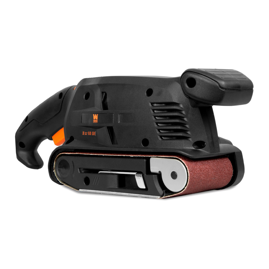 WEN HB3185 - 5-Amp 3-by-18-Inch Variable Speed Combination Handheld and Benchtop Belt Sander Manual