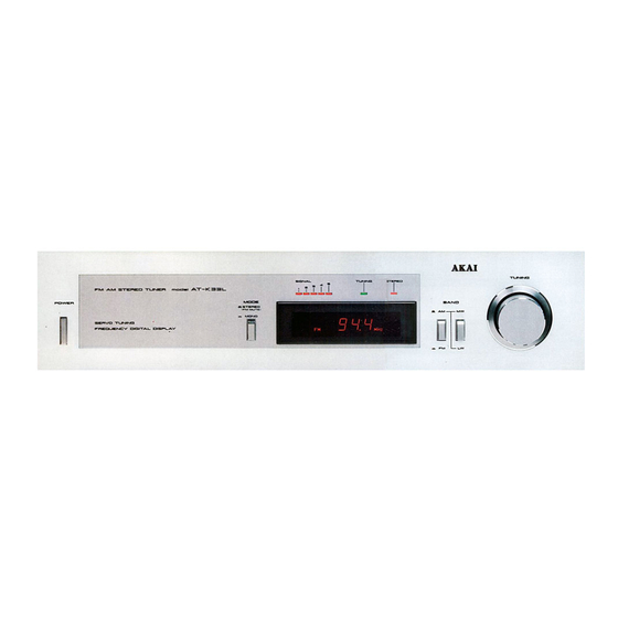 Akai AT-K33 Service Manual
