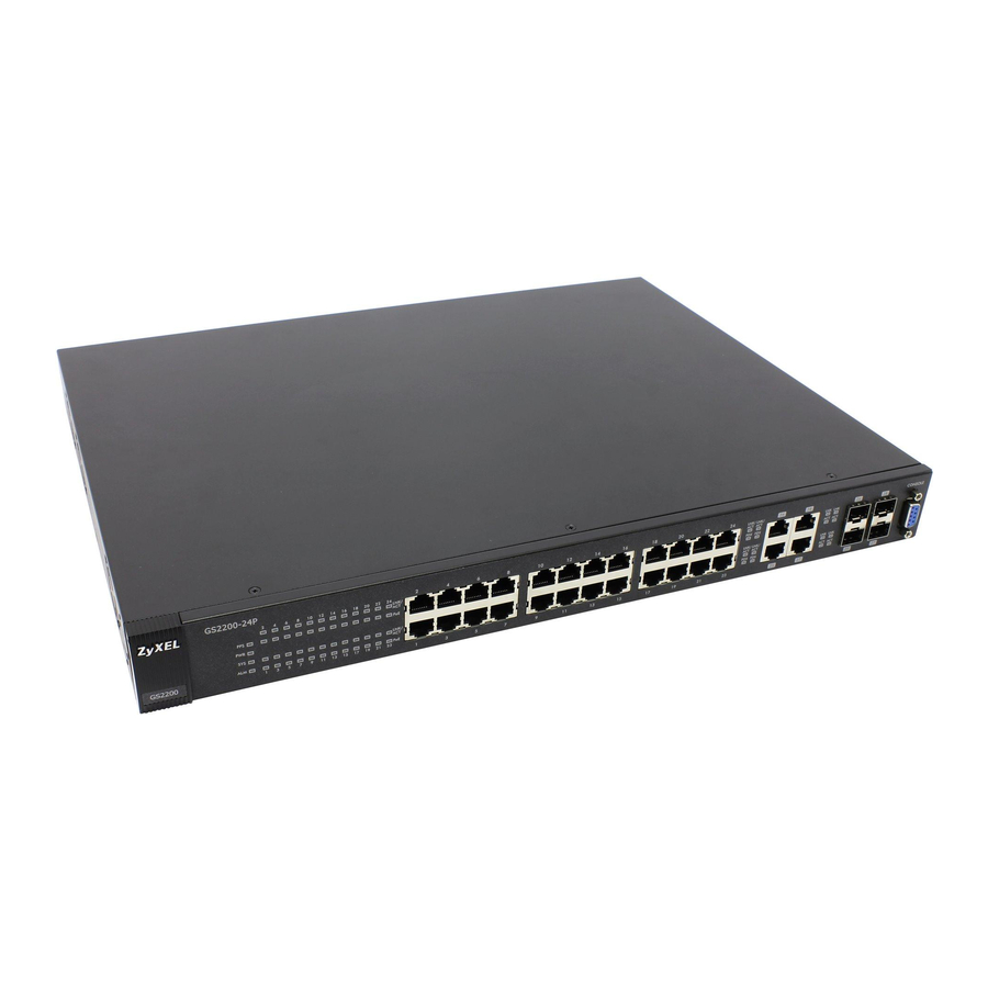 ZyXEL Communications GS2200-24 Series User Manual