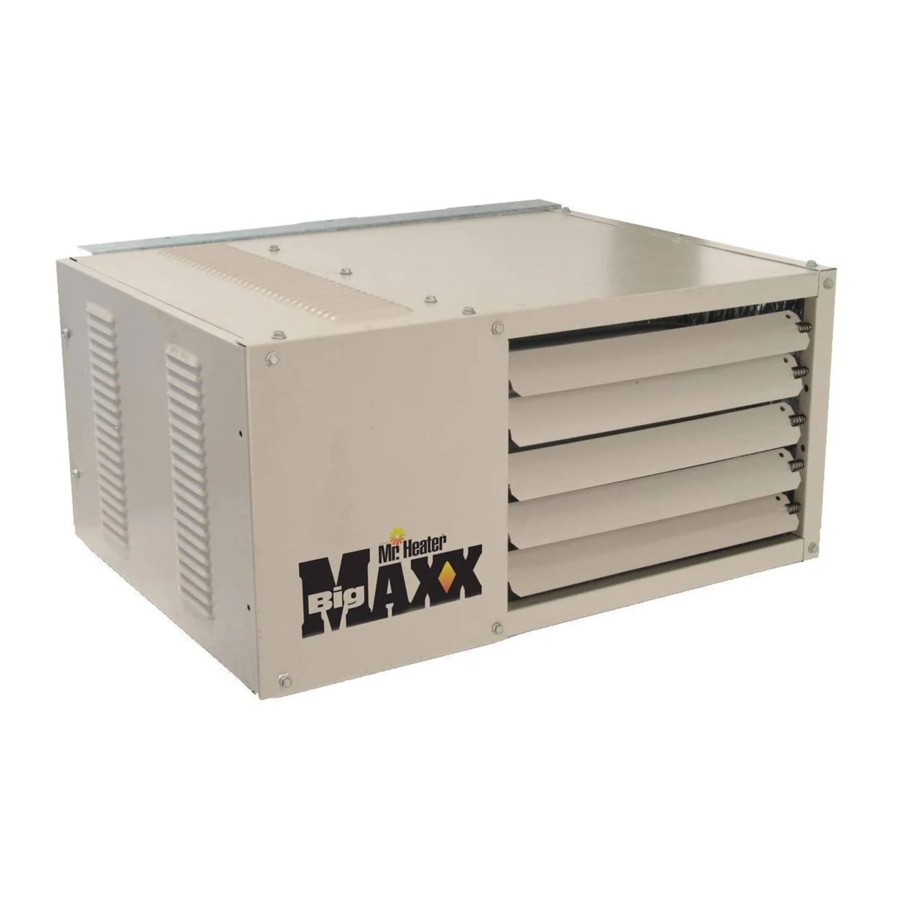 Mr Heater Big Maxx MHU50 / MHU80 / MHU125 Manual