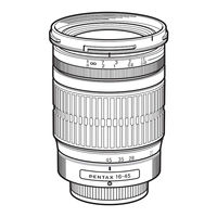 Pentax SMC DA 18-250 - SMC P DA Zoom Lens Operating Manual
