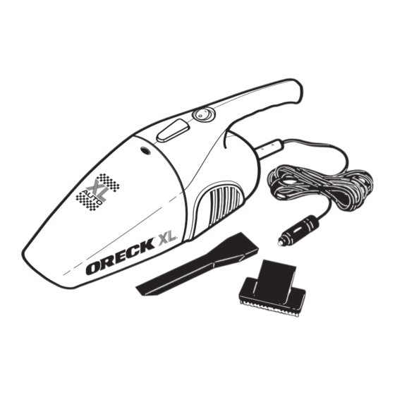 Oreck XL AUTO Series User Manual