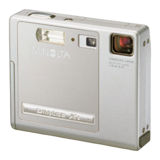 Minolta DiMAGE Xi Instruction Manual