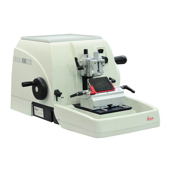 Leica RM2235 Instruction Manual