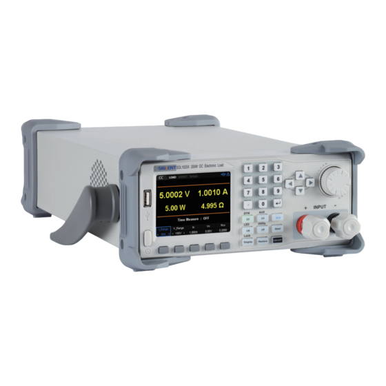 SIGLENT SDL1000X Quick Start Manual