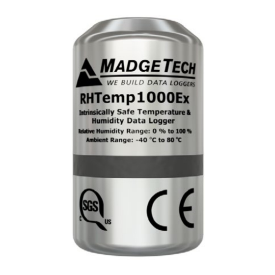 MadgeTech RHTEMP1000EX Product User Manual