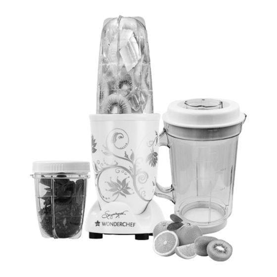WonderChef Nutri-blend Series User Manual