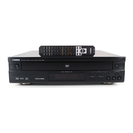 Yamaha DVD-C996 Owner's Manual