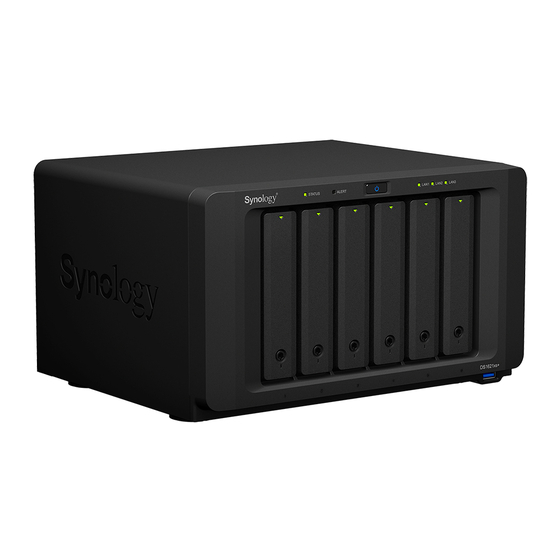 Synology DS1621xs+ Hardware Installation Manual
