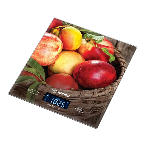User Manuals: Hottek HT-962-033 Kitchen Scale