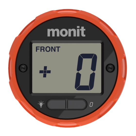 monit Brake Dial Installation And User Manual