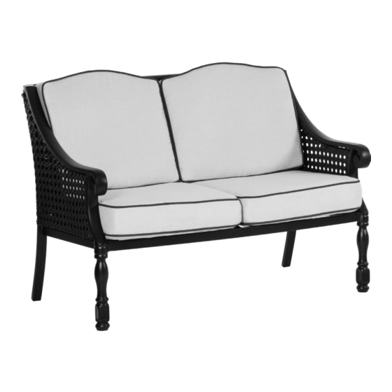 BOMBAY Glenburn Loveseat Quick Start Manual