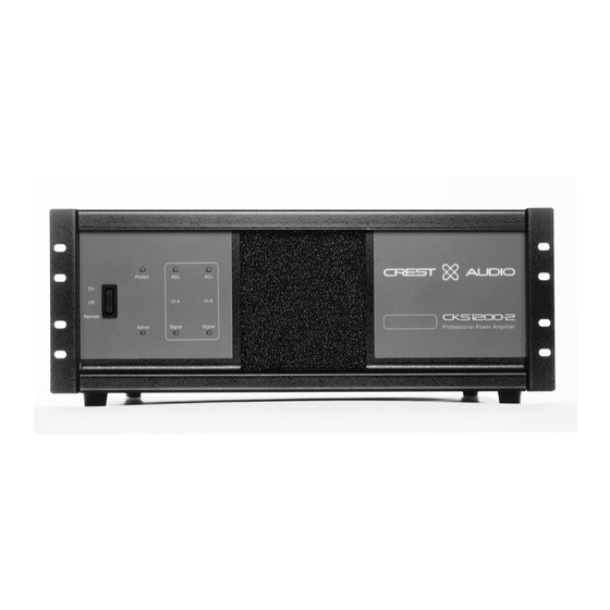 Crest Audio CKS1200-2 Specifications