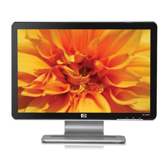 HP W1907 Quick Setup