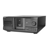 Sony CDP-CX240 - 200 Disc Cd Changer Service Manual