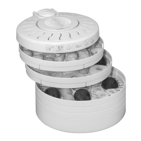 User Manuals: Clatronic DR 2751 Food dehydrator
