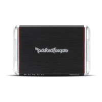 Rockford Fosgate Punch PBR400X4D Quick Setup Manual