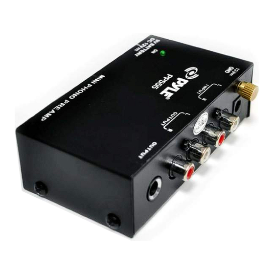 Pyle PP555 Installation Manual