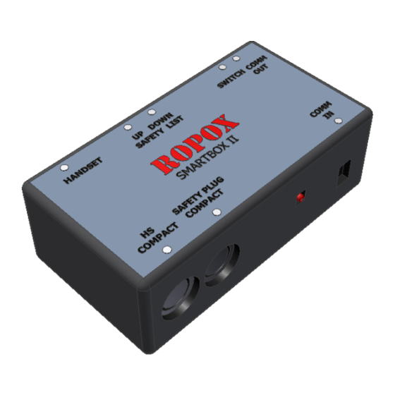 Ropox Smartbox II Manuals