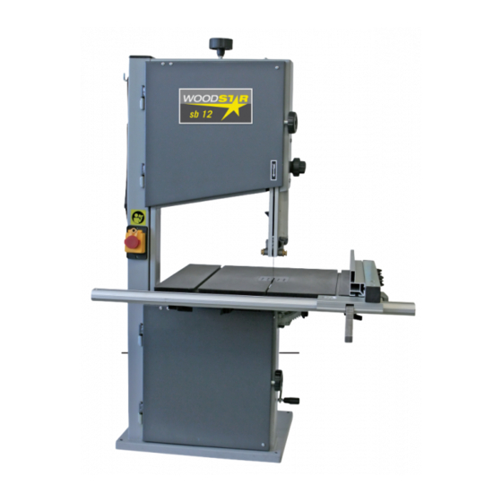 Woodstar sb 12 Original Instruction Manual