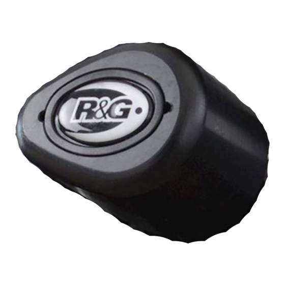 R&G CP0522 Frame Protection Sliders Manuals