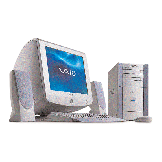 Sony PCV-RX850 Specifications