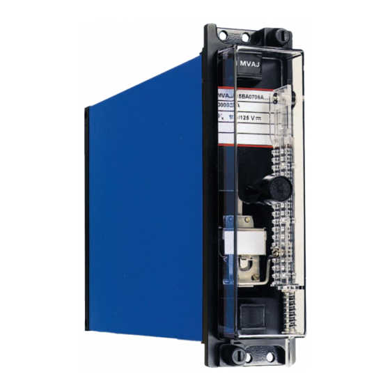Areva MVAJ05 Service Manual