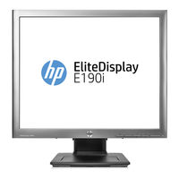 HP EliteDisplay E190i Maintenance And Service Manual