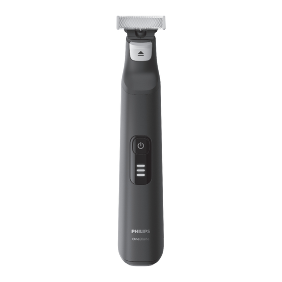 Philips OneBlade Pro Face QP6530 Manual