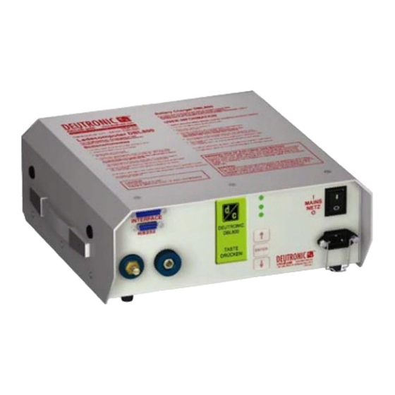 Deutronic DBL User Manual