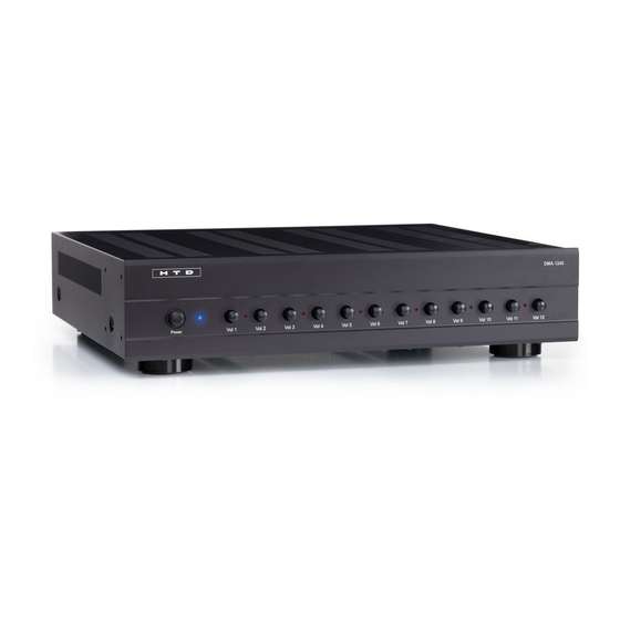 HTD DMA-1240 Owner's Manual