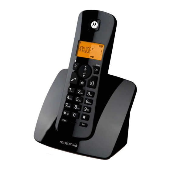 OLD] Motorola C403E Nero Telefono Cordless Trio